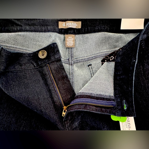 NWT D. Jeans Career Flare Denim Pants, Size 18W - Picture 6 of 12